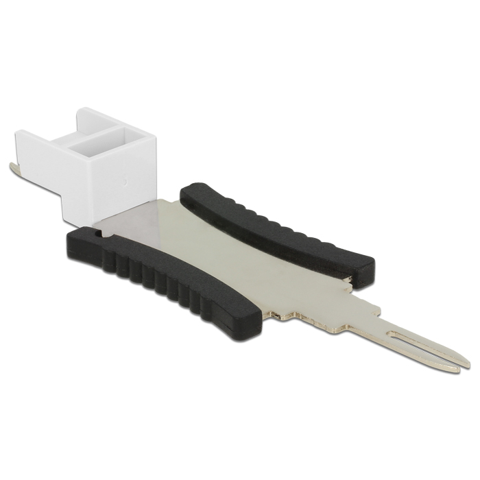 Zabezpečený Keystone RJ45 konektor Delock 86411