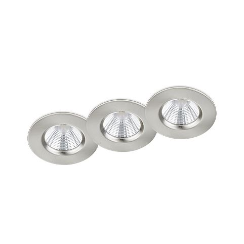 Trio 650710307 Zagros 5W 345lm 3000K süllyesztett lámpatest nikkel (t650710307)