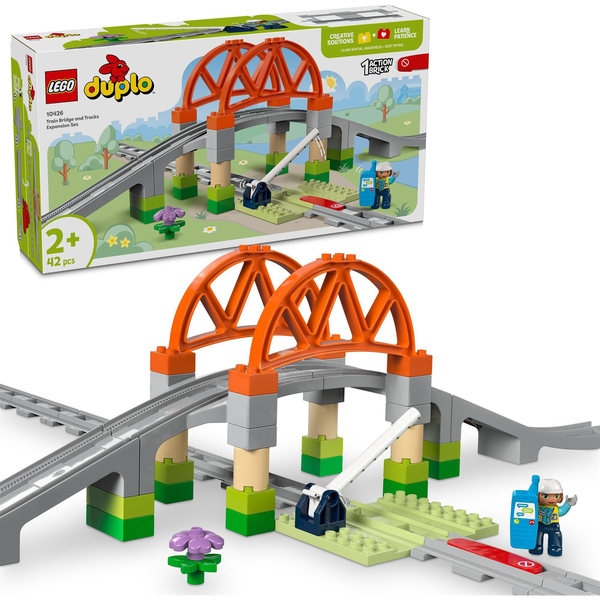 LEGO® DUPLO® Vasúti híd és sínek kiegészítő szett 10426