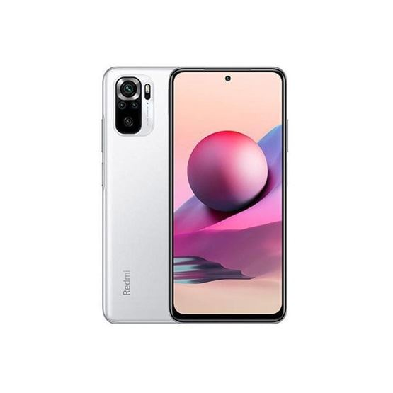 Смартфон Xiaomi Redmi Note 10S, Dual SIM, 64GB, 6GB RAM, 4G, Pebble White