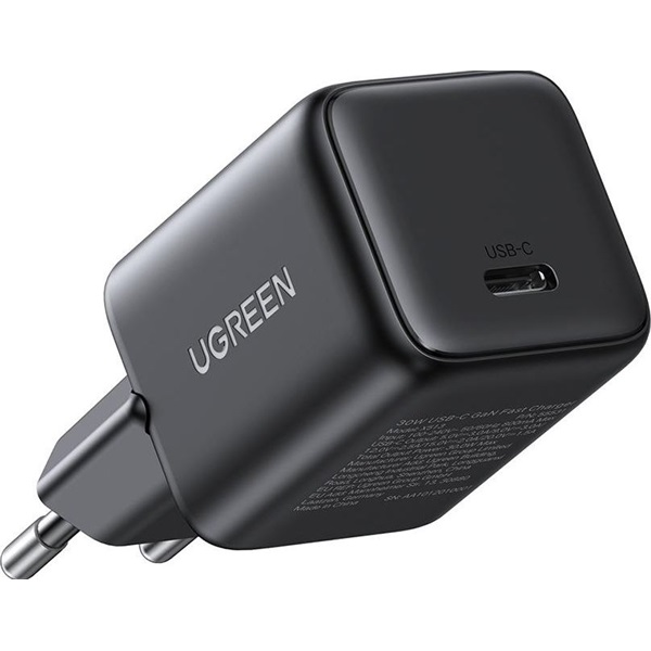 Nabíjačka Mini 30W GaN 1x USB-C PD 3.0 QC 4.0 PPS Čierna Ugreen
