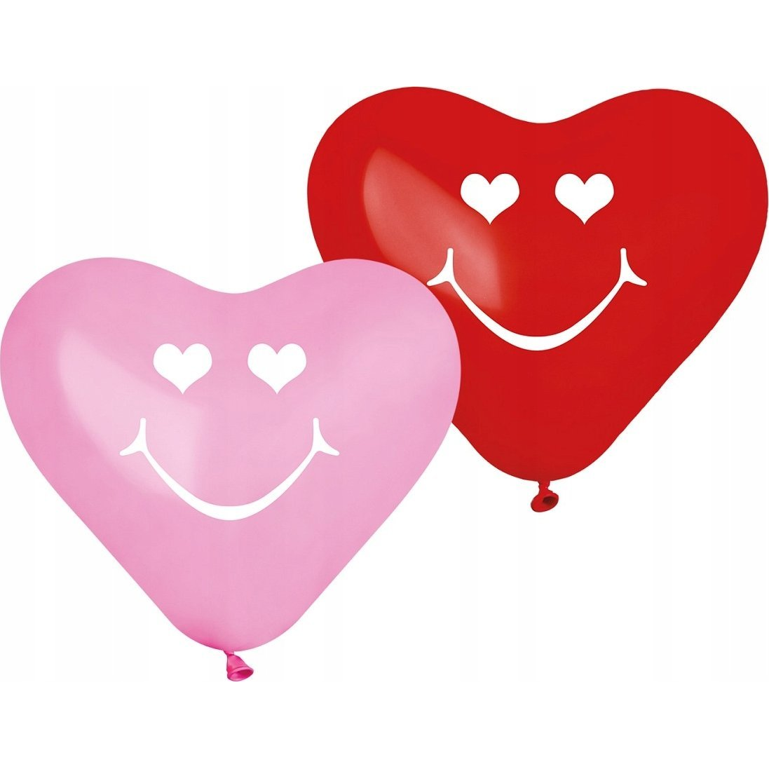 Szív Lufi - 5 db, 10 cm (CRS/P194)