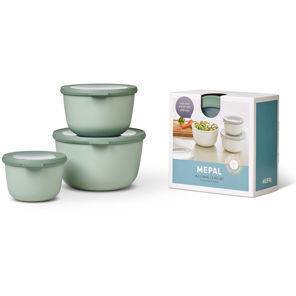Mepal 3 darabos készlet Cirqula Nordic Sage 0,5 l + 1 l + 2 l