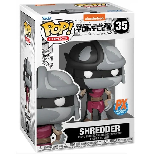 Фигурка Teenage Mutant Ninja Turtles - Shredder, Funko POP, 10 см, +3 години, Многоцветен