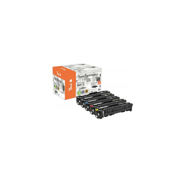 Peach PT1187 tonercartridge 5 stuk(s) Compatibel Zwart, Cyaan, Roze, Geel