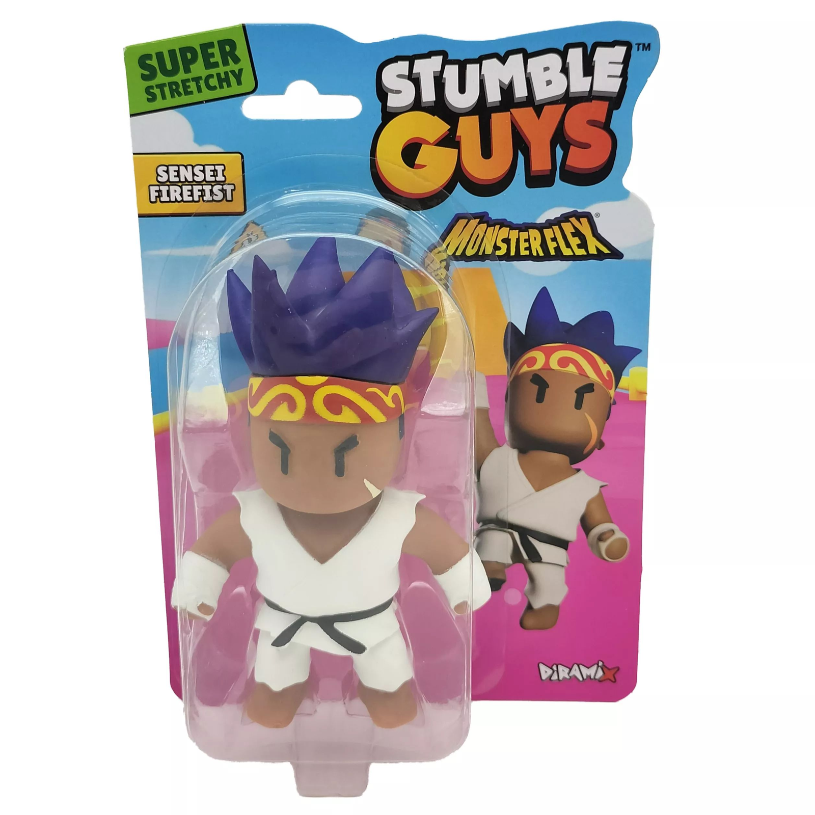 Aweco Monsterflex Nyújtható Stumble Guys figura - Sensei Firefist (0440)
