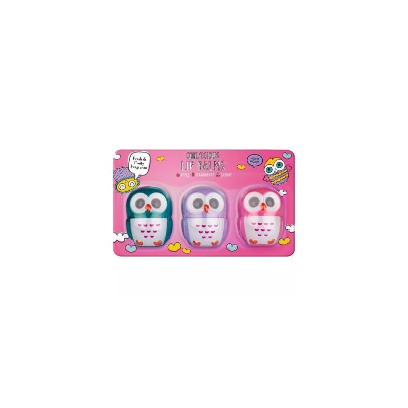 Baglyisztikus 3 darabos hidratáló ajakbalzsam készlet (22394000)