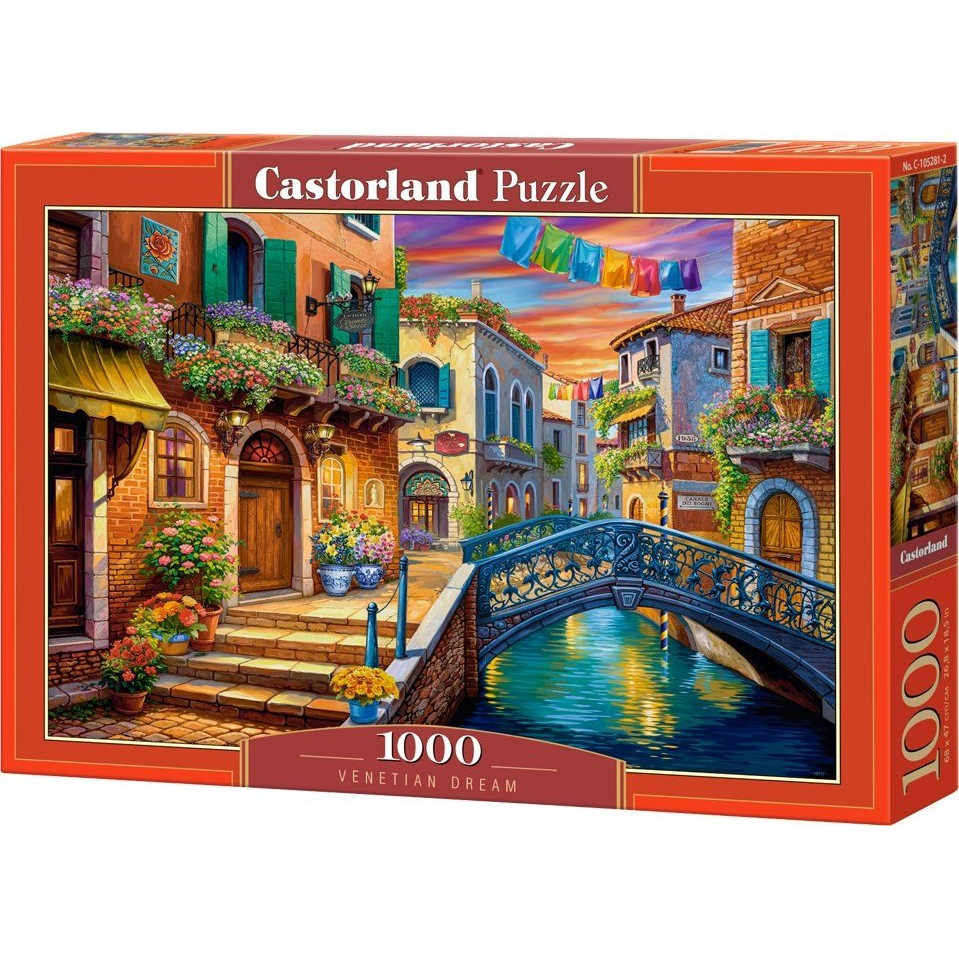 Castorland 1000 db-os Puzzle - Velencei ábránd C-105281 (5904438105281)