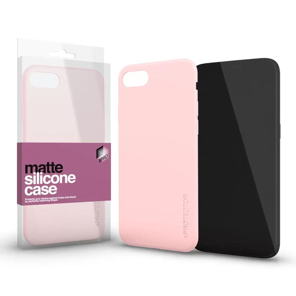 XPRO Samsung S23 matte szilikon tok ultravékony pink (127527) (xpro127527)
