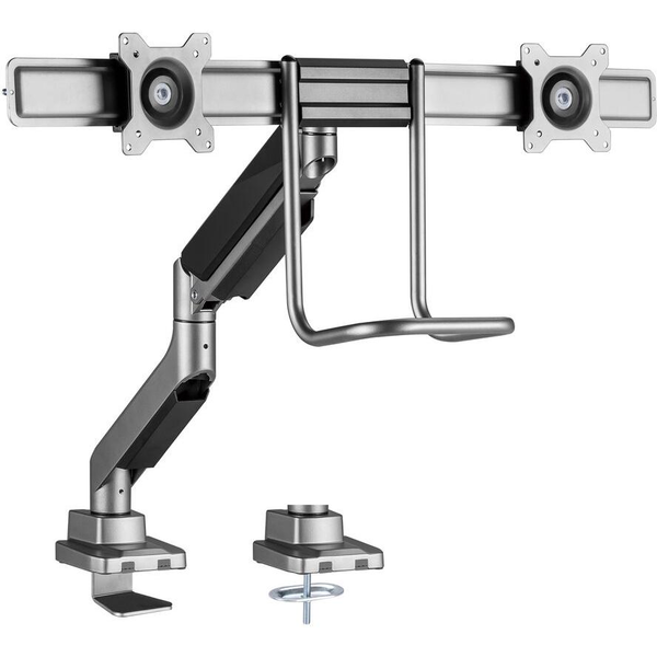 Equip 650161 skærmbeslag og -stativer 81,3 cm (32") Sort Skrivebord