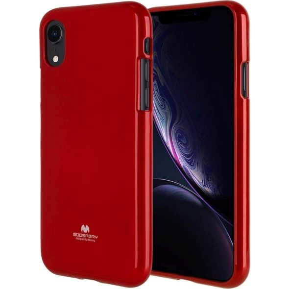 Funda Iphone 13 Mini Silicona Brillante Mercury Rojo Metalizado