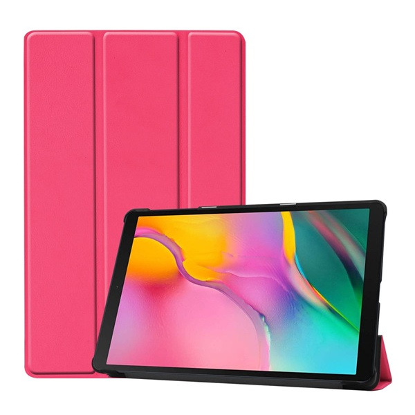 Samsung Galaxy Tab A 10.1 (2019) SM-T510 / T515, mappa tok, Trifold, rózsaszín (G87274)