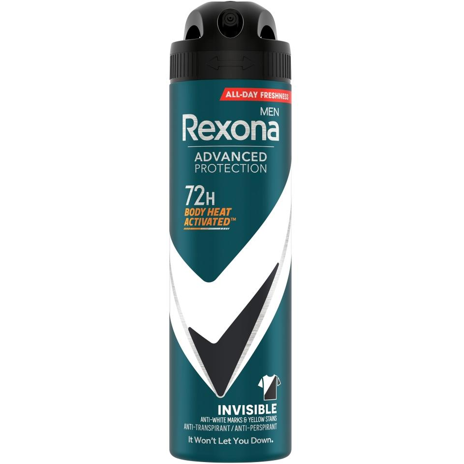 REXONA Men Advanced Protection Invisible Black&White 150 ml (8720181449871)