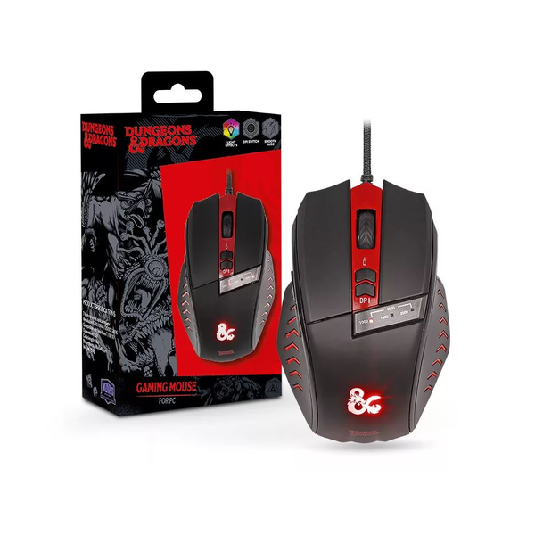 Konix KX DND GAMING MOUSE muis Gamen Rechtshandig USB Type-A Optisch 2500 DPI