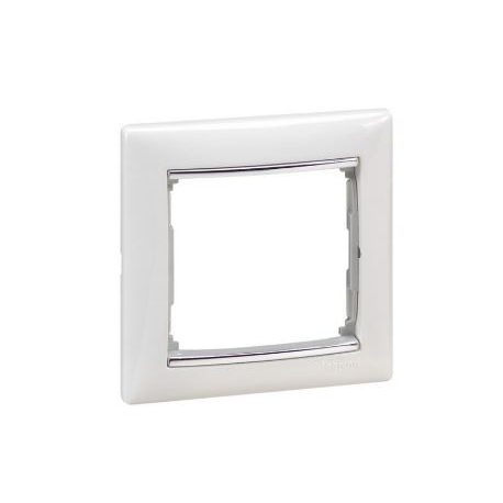 Legrand Valena 1-es keret fehér/ezüst (770491) (Legrand 770491)