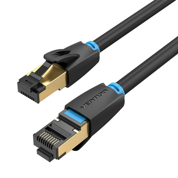 Vention IKABD netværkskabel Sort 0,5 m Cat8 S/FTP (S-STP)