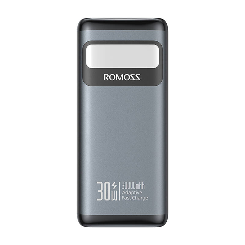 Romoss PMT30 Powerbank USB-A + USB-C / 30000mAh 30W - Fekete (PMT30-192-2133H)