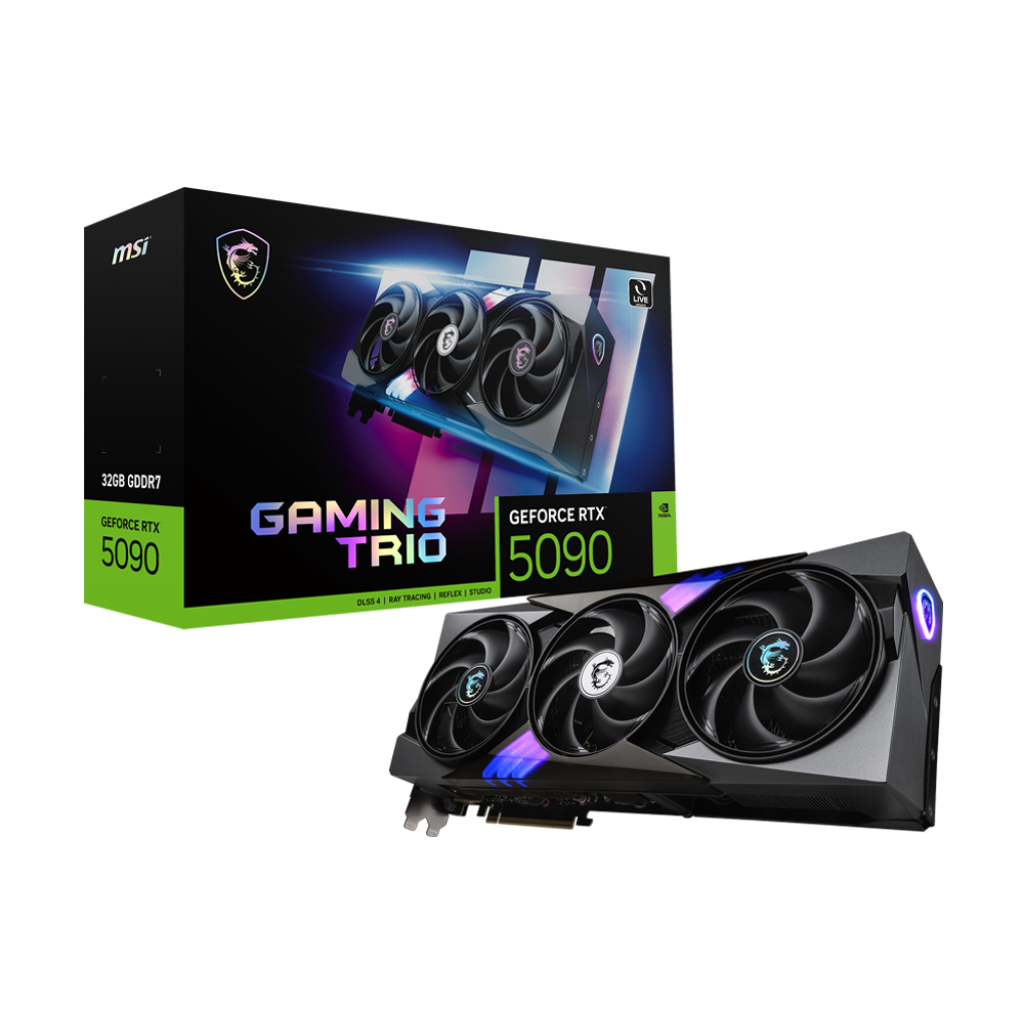 MSI GeForce RTX 5090 32GB GDDR7 Gaming Trio OC Videókártya