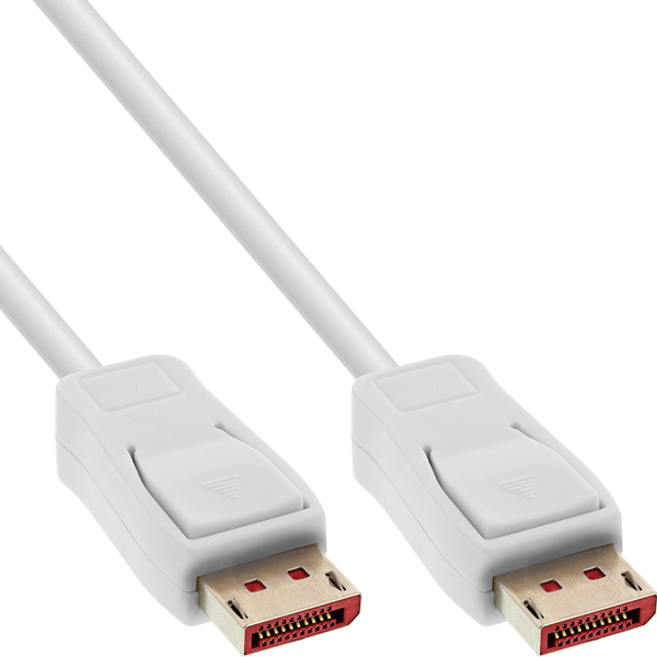 InLine 17205W DisplayPort kabel 5 m Hvid