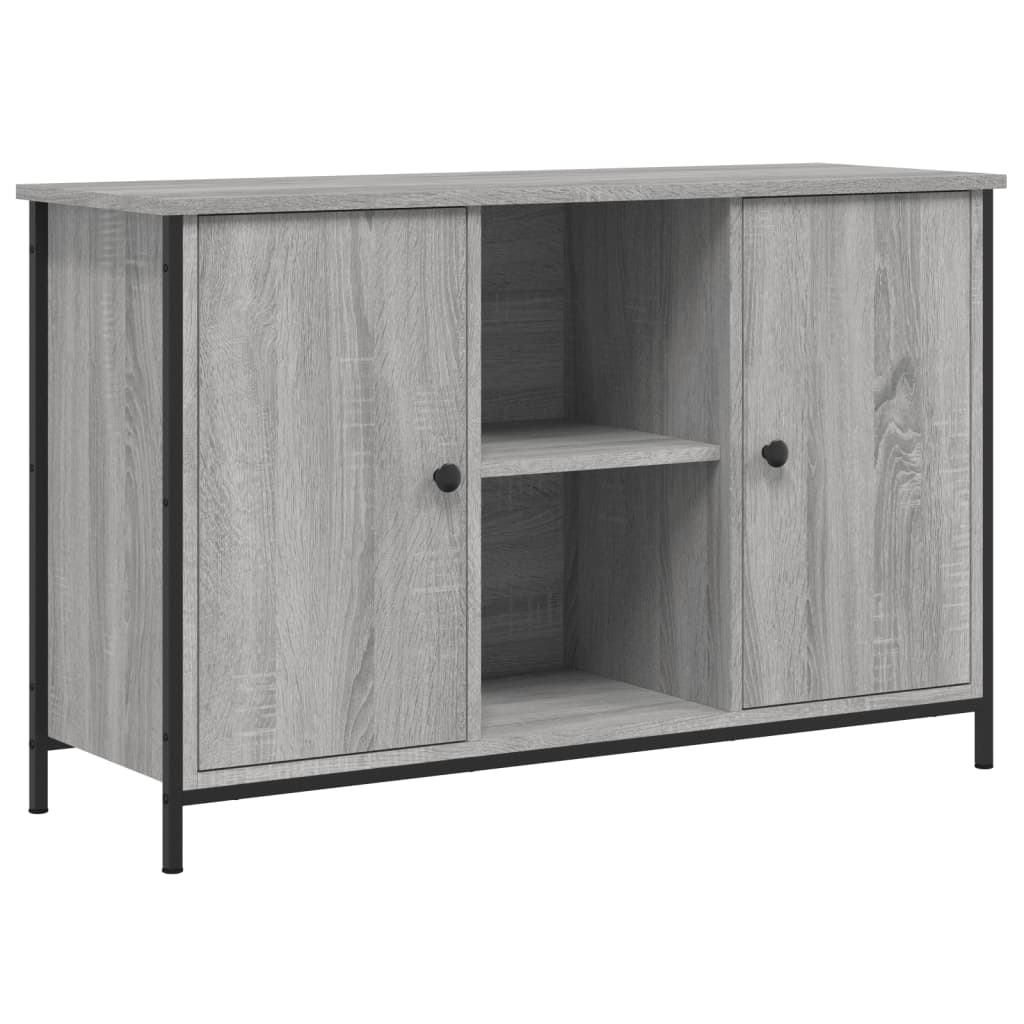 szürke sonoma színű szerelt fa TV-szekrény 100 x 35 x 65 cm (832781)