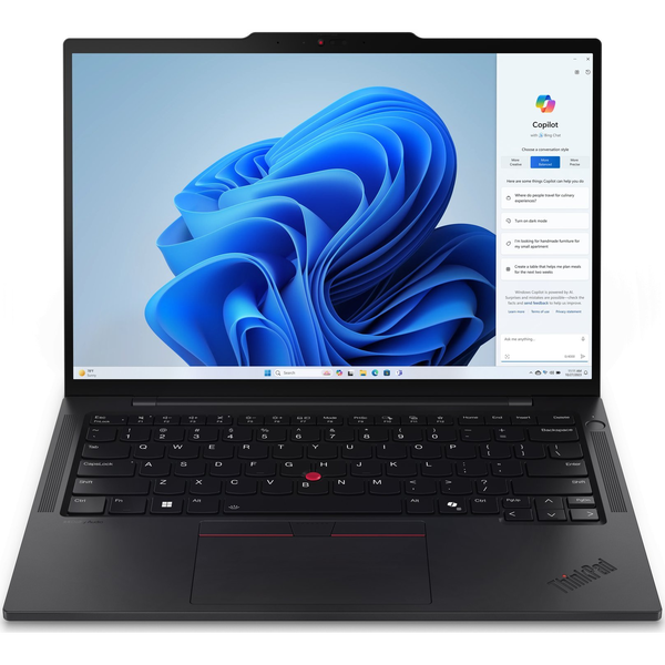 Lenovo ThinkPad T14s Intel Core Ultra 7 155U Ноутбук 35,6 см (14") WUXGA 32 GB LPDDR5x-SDRAM 1 TB SSD Wi-Fi 6E (802.11ax) Windows 11 Pro Черен