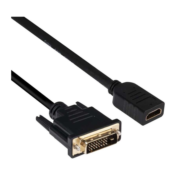 CLUB3D CAC-1211 tussenstuk voor kabels DVI Dual Link Zwart