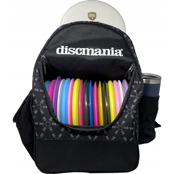 Plecak turystyczny Discmania Diskgolfo kuprinė diskams Fanatic Go juodas