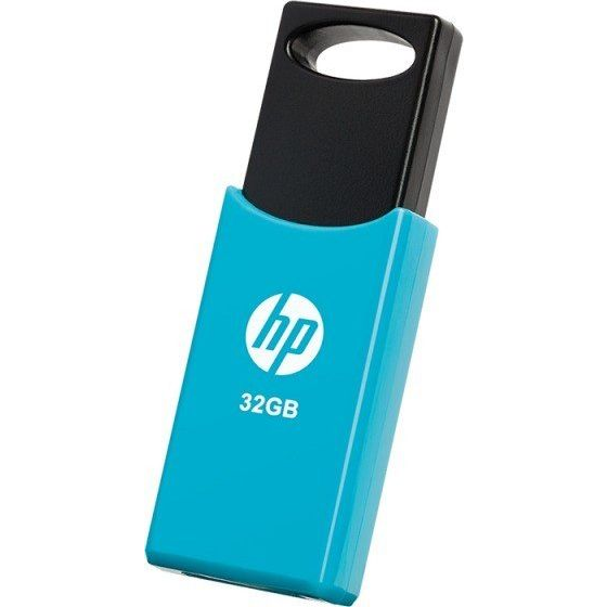 HP v212w USB-nøgle 32 GB USB Type-A 2.0 Sort, Blå
