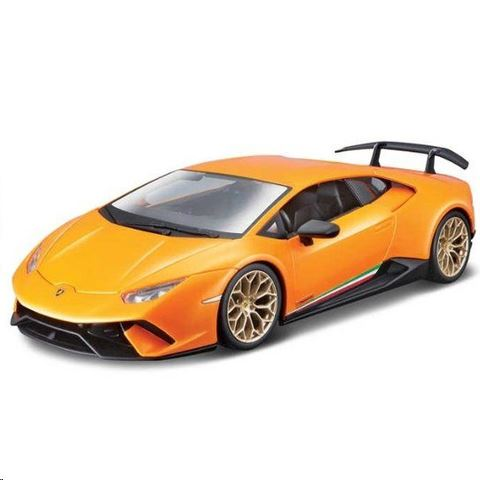 Bburago Lamborghini Huracán fém autómodell 1/24 narancs (15621092OR) (15621092OR)