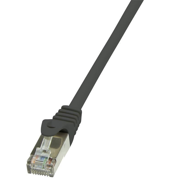 Gembird patchcord кабел, logilink, CAT6 F/UTP EconLine 3m черен