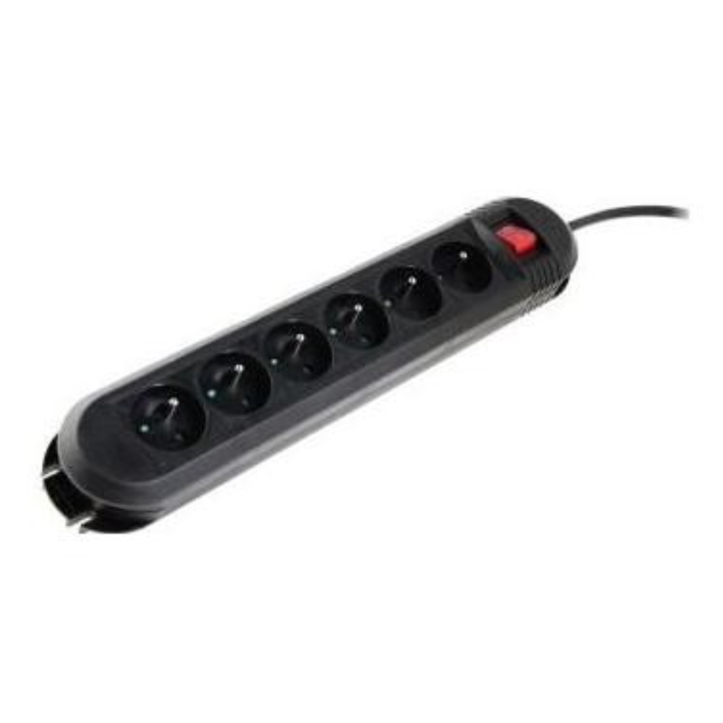 Hama 230V Elosztó 6 aljzatos 1.5m - Fekete (P2223755)