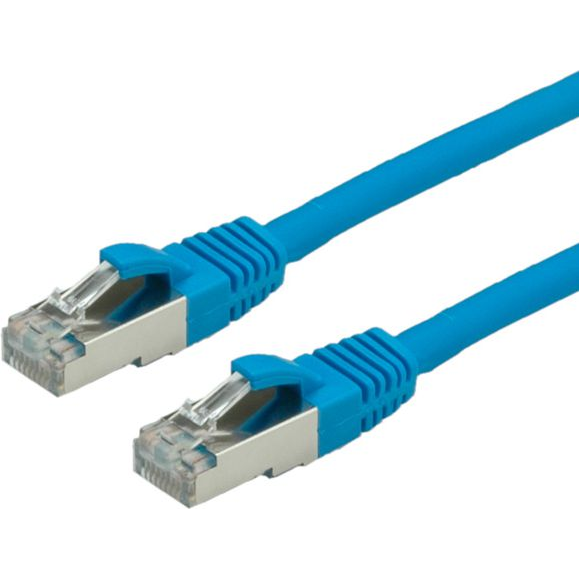 VALUE Patchkabel Kat.6 Class E S/FTP PiMF LSOH blau 0,5m