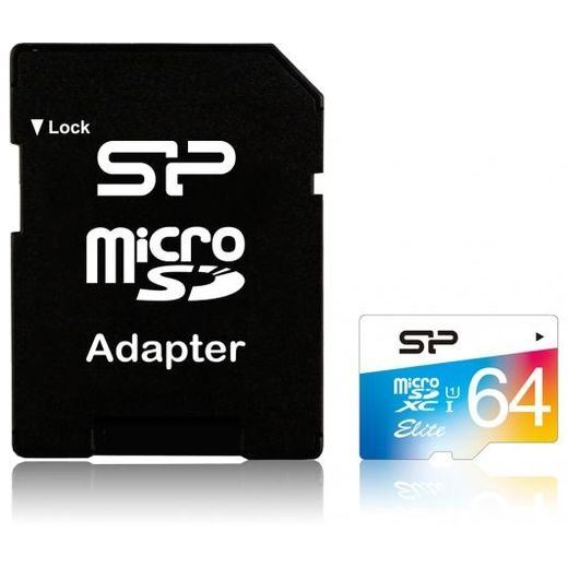 Silicon Power Elite 64 GB MicroSDXC UHS-I Клас 10