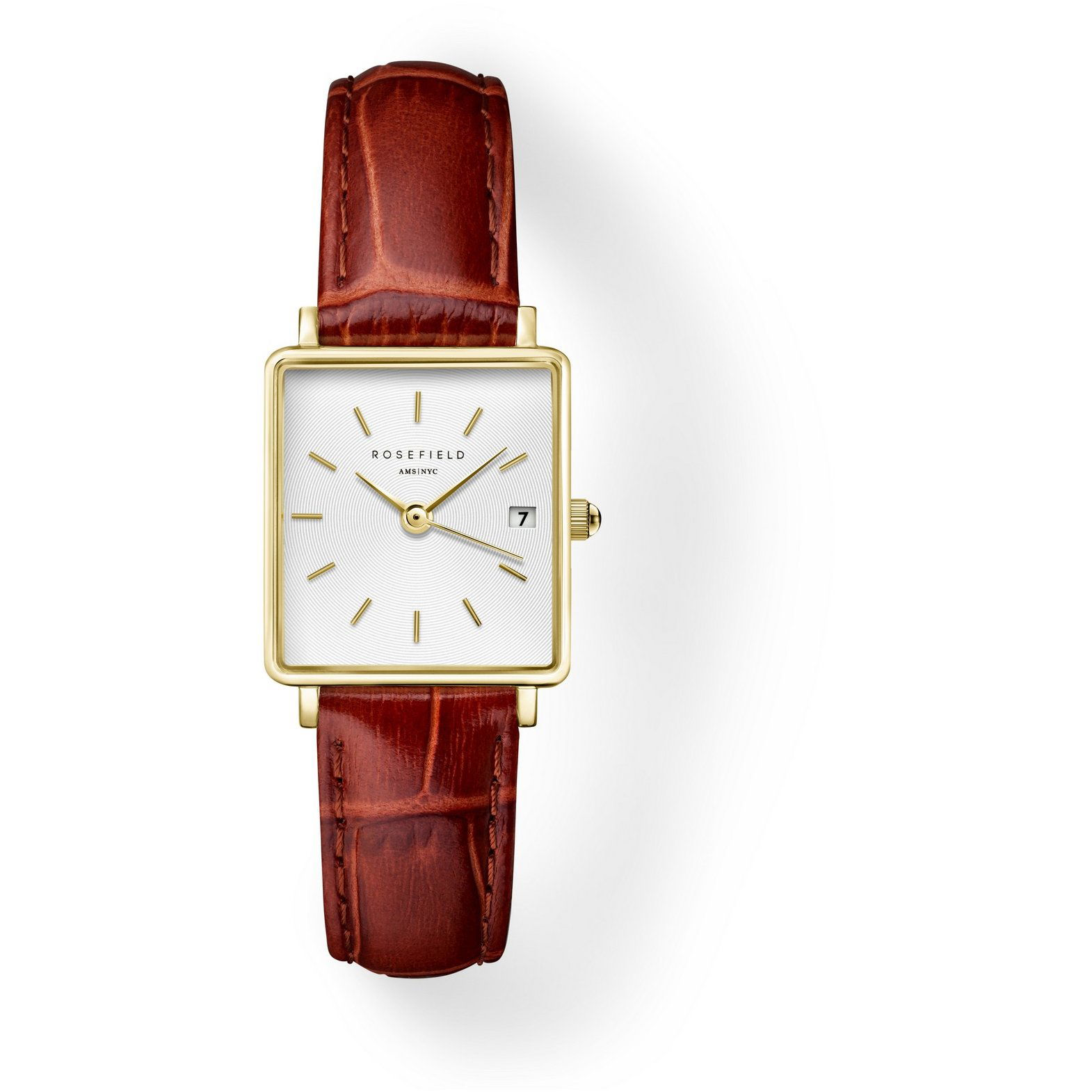 ROSEFIELD Boxy XS Brown Leather QWBLG-Q55 (8720791526504)