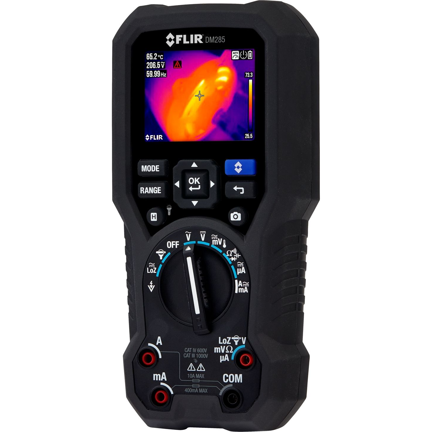 FLIR DM 285-FK True RMS Digitális Multiméter és Hőkamera (160x120 Pixel / -40 - 400 °C) (DM285-FK)