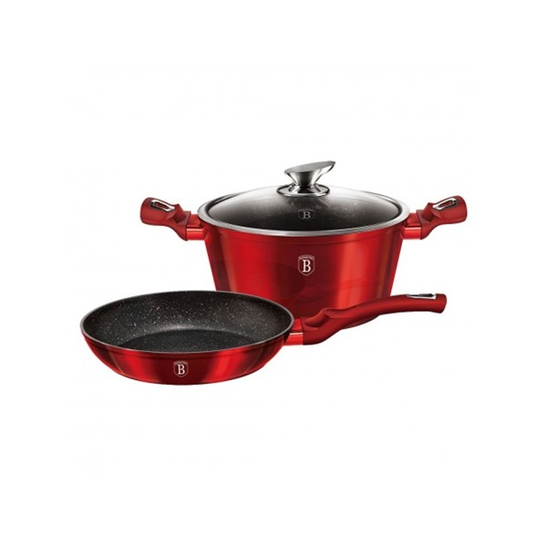 Berlinger Haus BH/1291N Metallic Line Burgundy Edition 3 részes edénykészlet (BH/1291N)