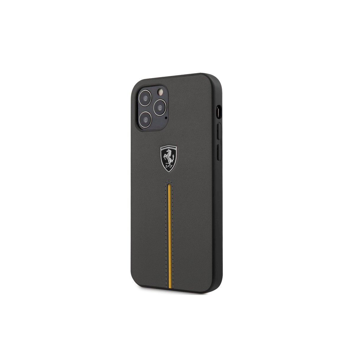 Ferrari Off Track Apple iPhone 12/12 Pro Szilikon Tok - Sötét szürke (FEOMSHCP12MDG)