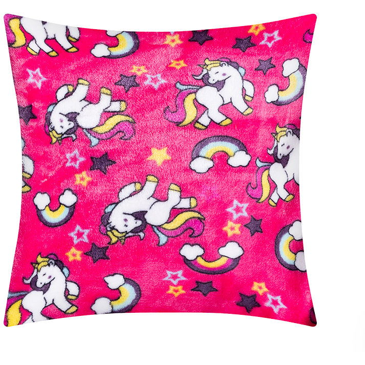 BELLATEX Ellik párna, 35 × 40 7023/232, egyszarvú, rózsaszín (13447)