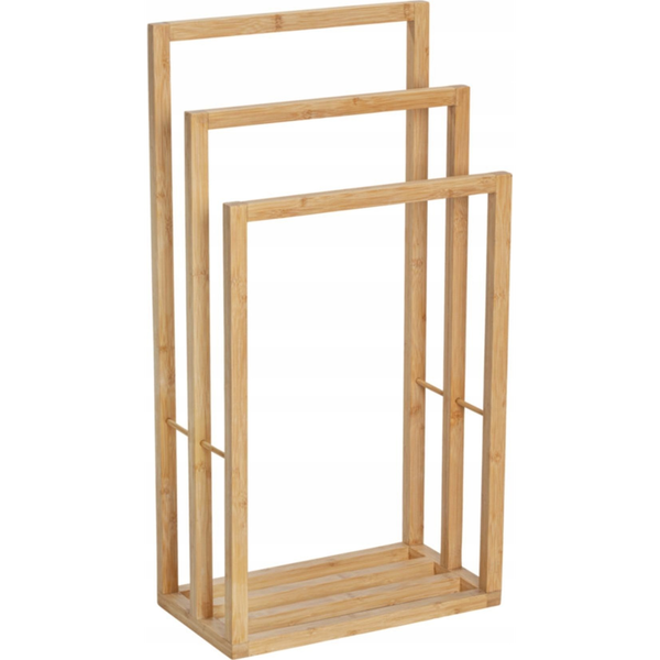 Wenko Stojak na ręczniki z trzema ramionami, Bamboo, WENKO