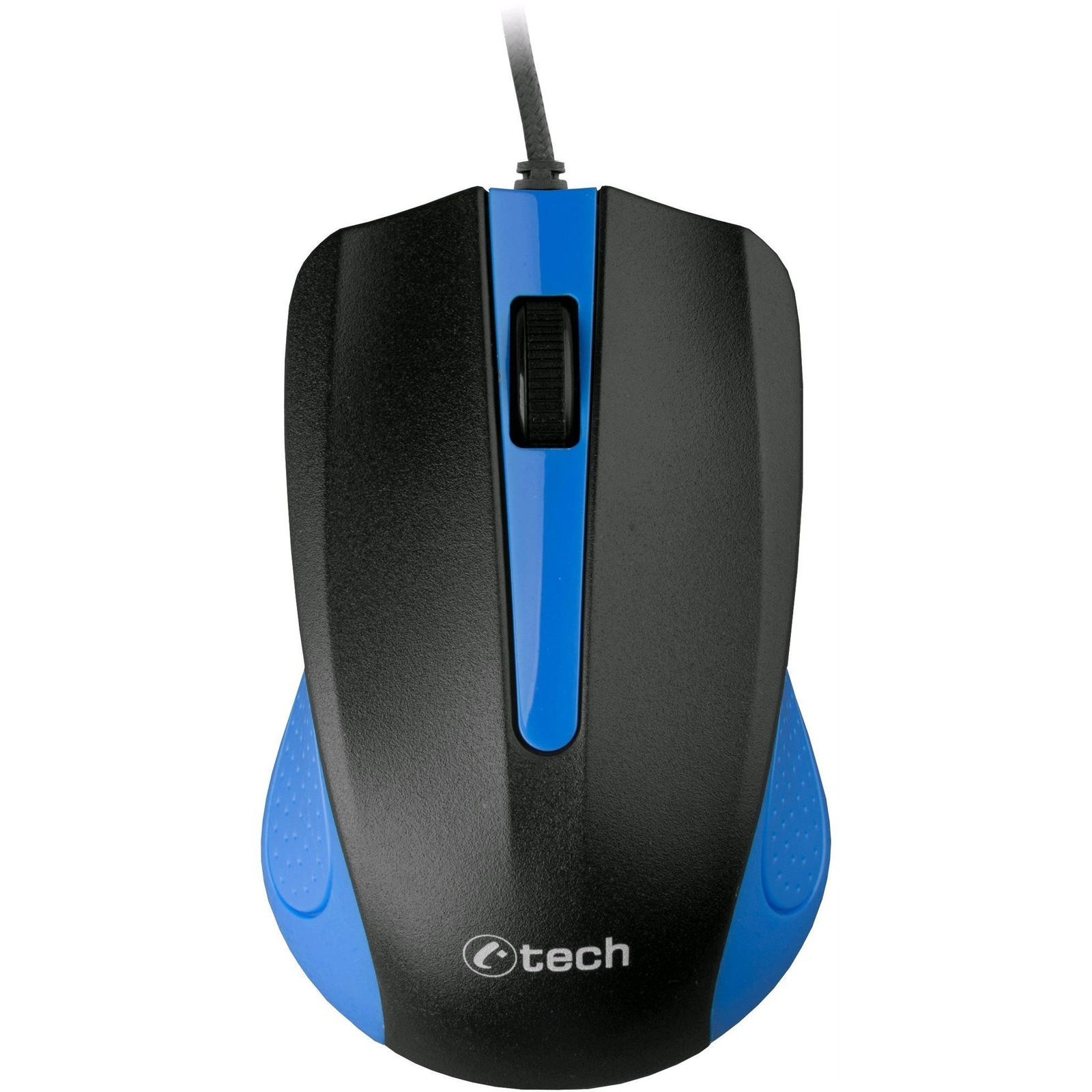 C-TECH WM-01B vezetékes optikai egér 1200 DPI kék (WM-01B)