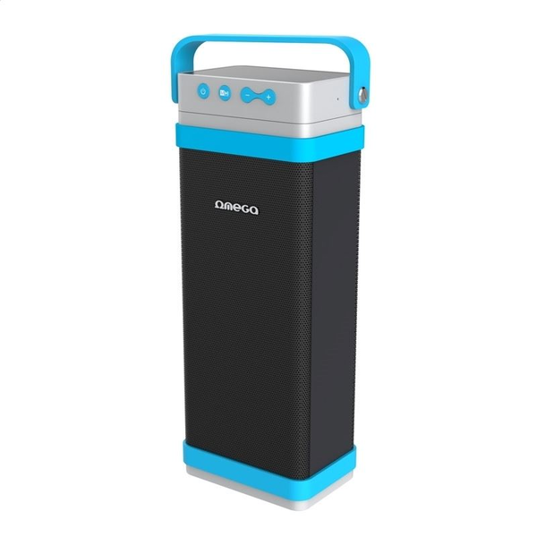 Преносима тонколона Omega, Bluetooth 4.0, 22W RMS, Slot microSD, Черен/Бял