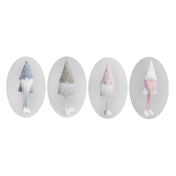 IRIS textil akasztós orrszakál 4 szín, 25cm (061088)