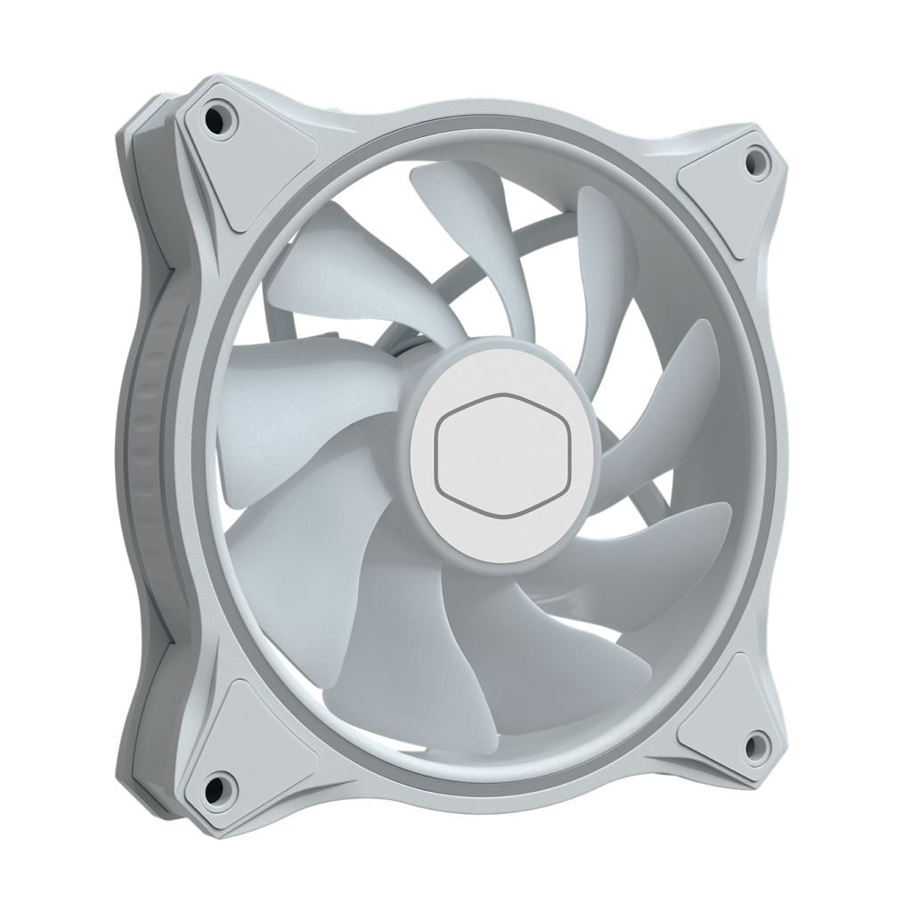 Cooler Master MasterFan MF120 Halo 3in1 White Edition 12cm ventilátor 3db (MFL-B2DW-183PA-R1) (MFL-B2DW-183PA-R1)