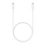 Cablu de date si incarcare, Samsung, Type-C, 100 cm, Alb