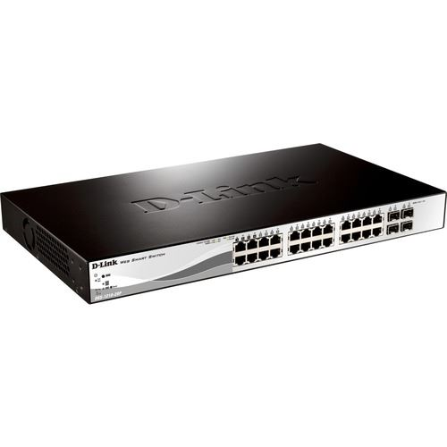D-Link DGS-1210-28P Administreret L2 Gigabit Ethernet (10/100/1000) Strøm over Ethernet (PoE) 1U