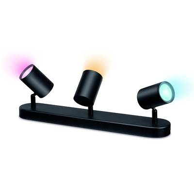 Philips Lighting IMAGEO WiZ Spots 3x5W B 22-65K RGB (871951455197800) LED-es mennyezeti lámpa LED 15 W Fekete (871951455197800)
