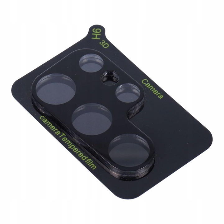 Samsung Galaxy S24 Ultra 5D Edzett üveg kameravédő - Fekete