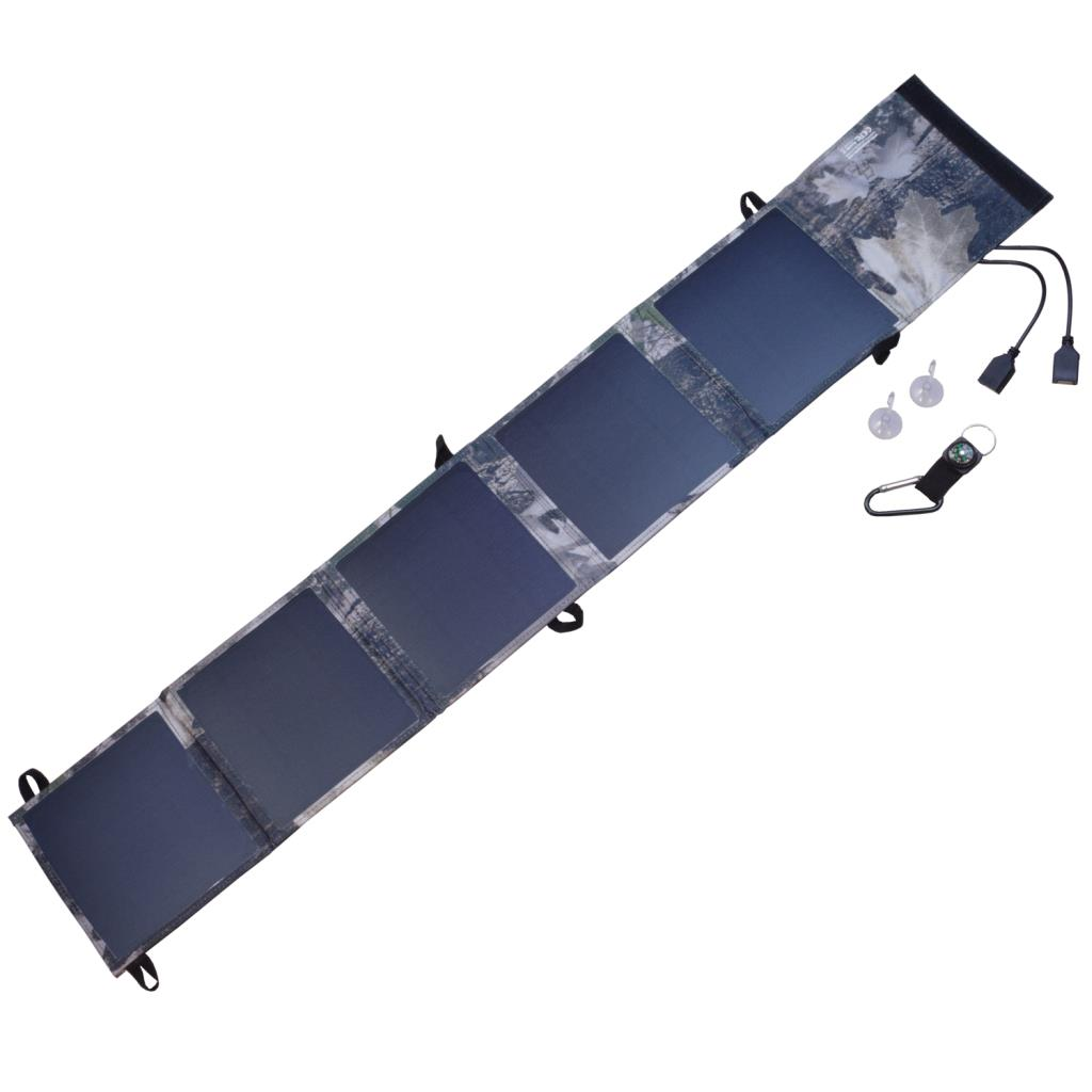 PowerNeed Sunen Napelemes töltő 18W Terepszínű (ES-5)
