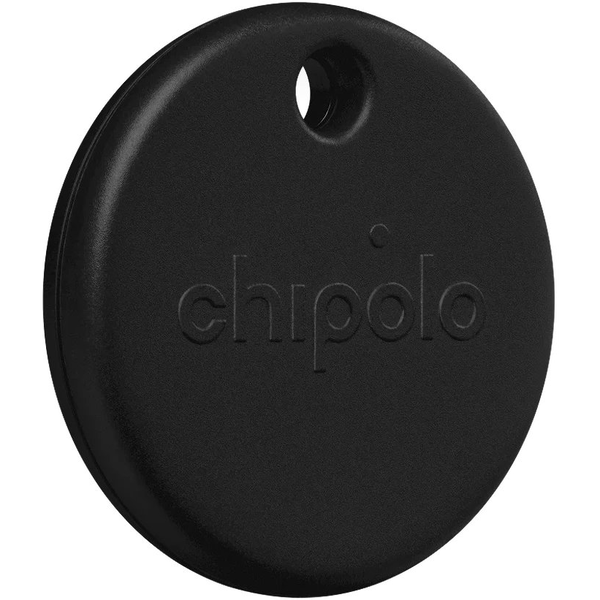 Chipolo POP - Tracking tag compatible with Apple Find My on iPhone or Find Hub on Android (Black)
