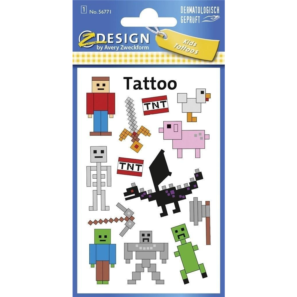 Avery 56771 Pixel formák 1 ív tetoválás (469332)